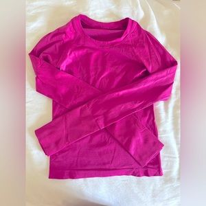 Sonic pink lululemon long sleeve
